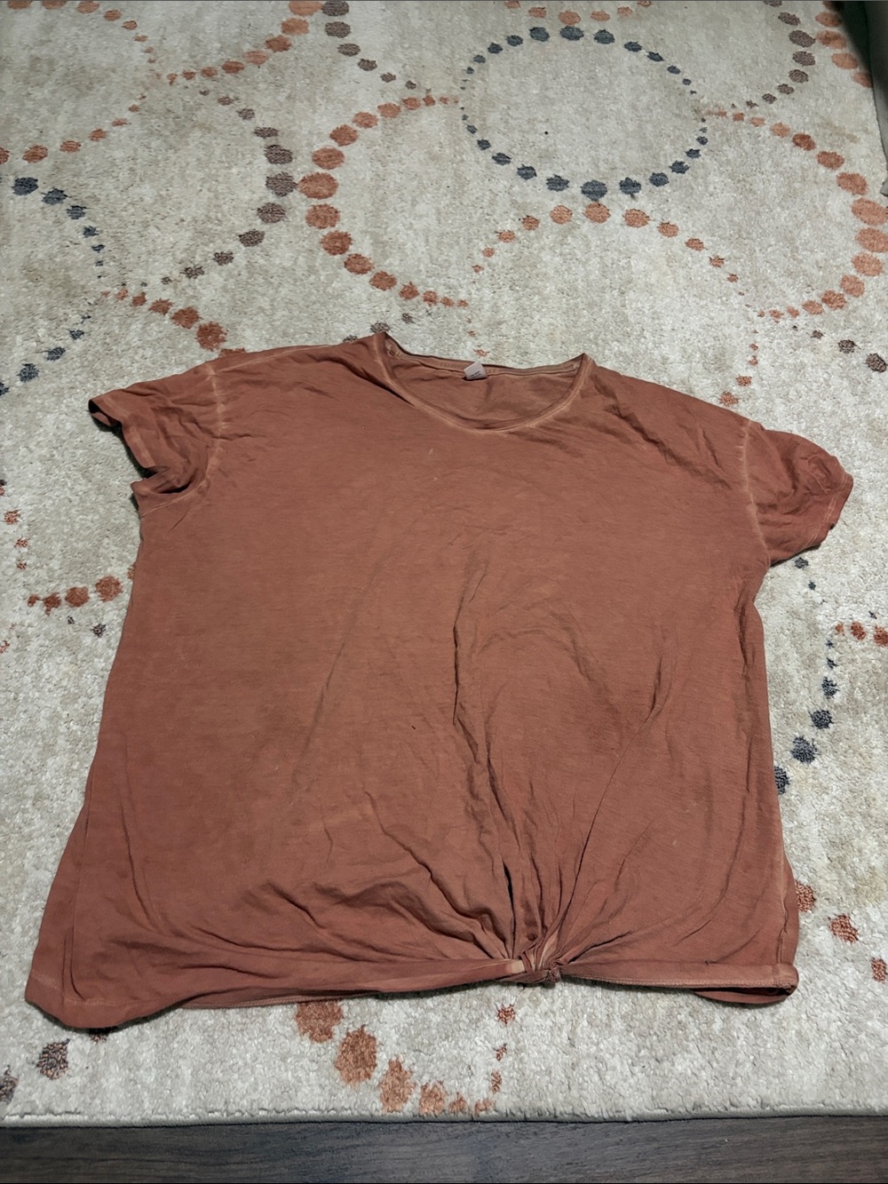 Women's Knot-Hem Short Sleeve Tee Maternity